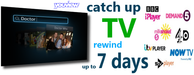you view 7 day catch up tv